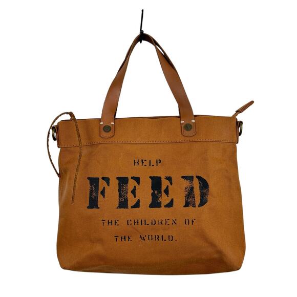 Feed Eleanor Reusable Canvas Tote Crossbody - Picture 1 of 6